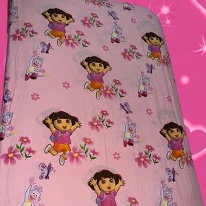 Dora the explorer twin bed sheet